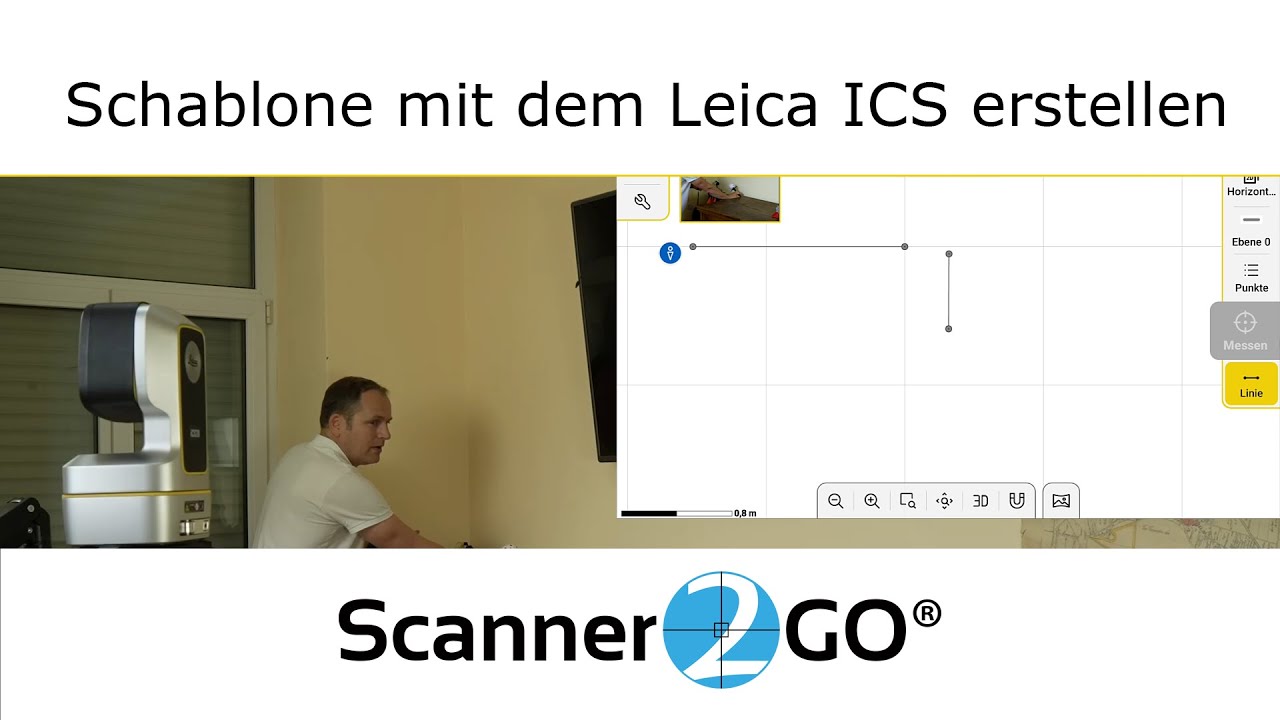 Schablone mit Leica ICS erstellen - Scanner2GO