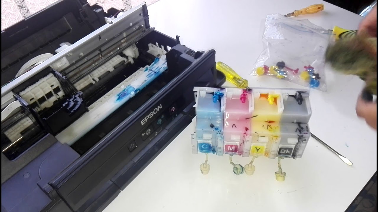 Mantenimiento🖨️Impresora EPSON L210 L350 L355 L220 L380 L385 XP-211 PARTE 01
