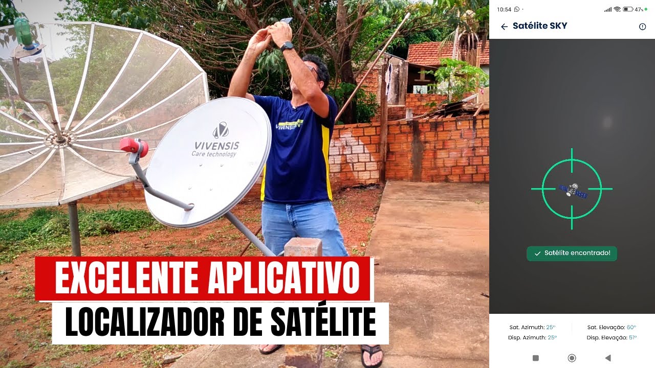 Excelente Localizador de Satélite | Nova funcionalidade Vx App