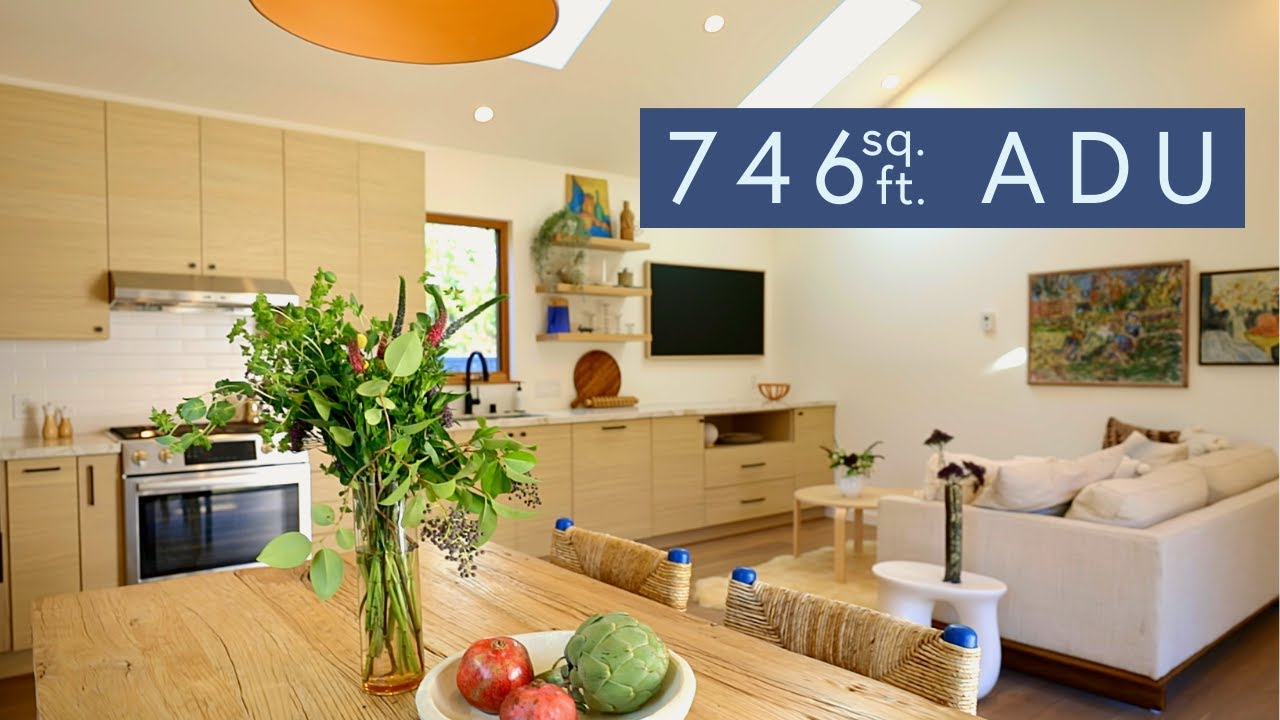 746 sq ft ADU - Home Office and 1 Bedroom Tour