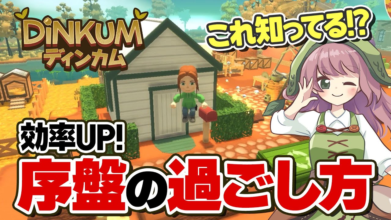 【Dinkum】Switch版で新生活！最初の1ヶ月で知っておきたいポイントを紹介【ディンカム】#PR