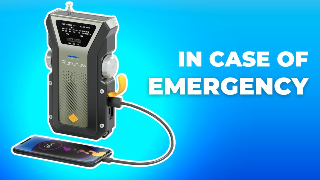 iRonsnow Emergency Radio - Unboxing and First Look