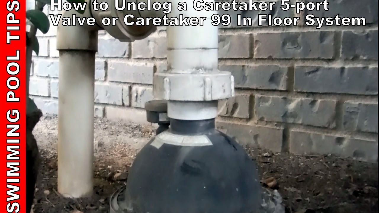 How to Unclog a Caretaker 5-Port Valve or Caretaker 99 In-Floor Cleaning System