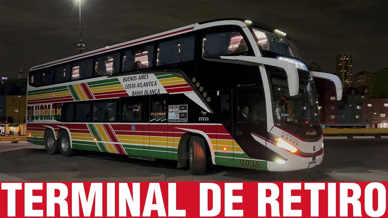 Terminales y Rodoviarios #6 - Movimiento de Buses en Terminal de Retiro - Buenos Aires (Argentina)