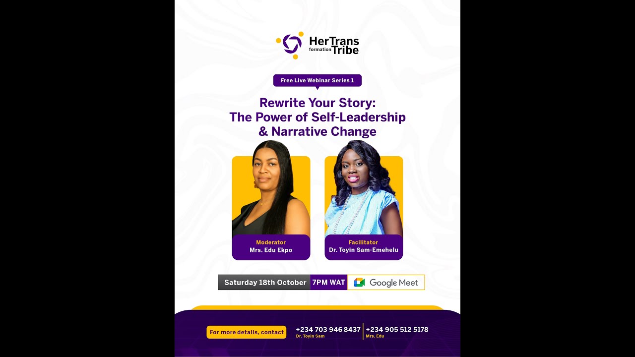 HerTransformation Tribe Webinar Series !