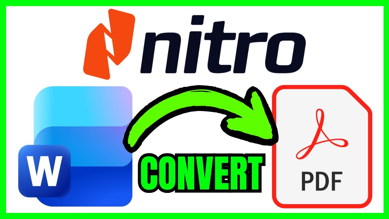 How To CONVERT Word To PDF Using Nitro Pro (QUICK & EASY) 2026