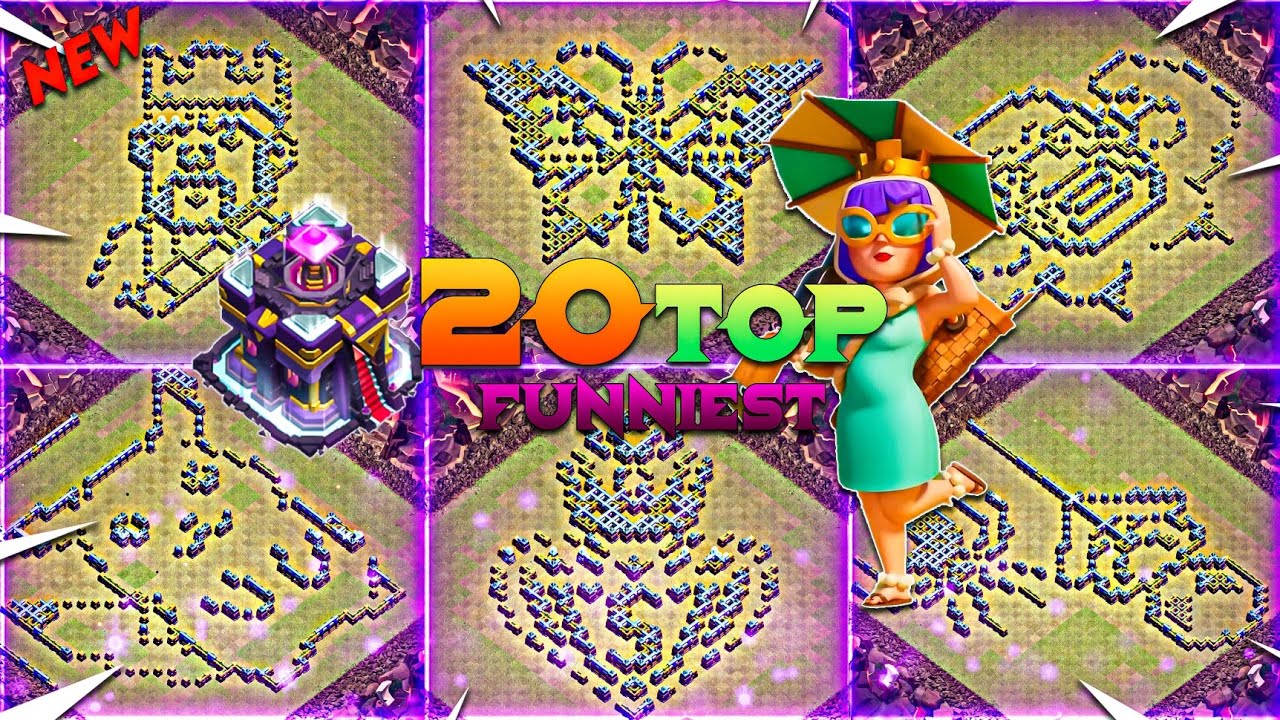 ☢️NEWEST☢️ TH15 FUNNY TROLL BASES WITH DIRECT LINKS|COC