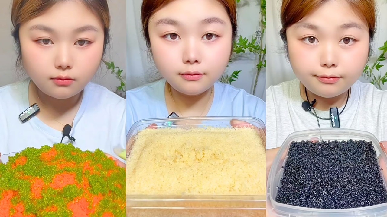 Seafood Texture ASMR | Massive Fish Roe Bowl Eating #64