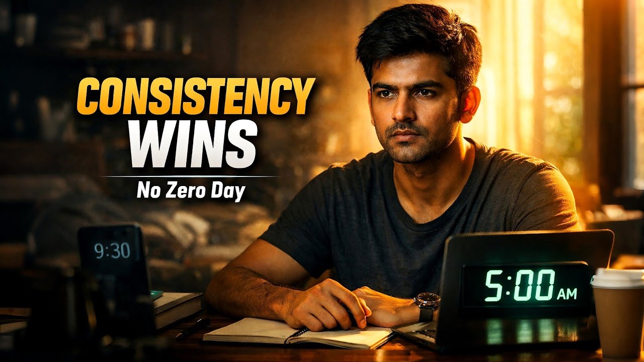Consistency Always Wins | Zero Day Rule | 45 Minute Habit That Changed Everything