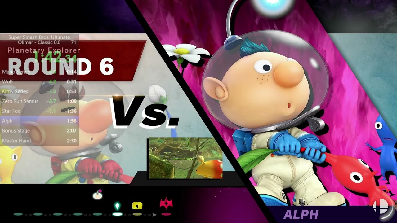 Olimar 2:24.150 Smash Ultimate Classic Mode 0.0 Switch 2
