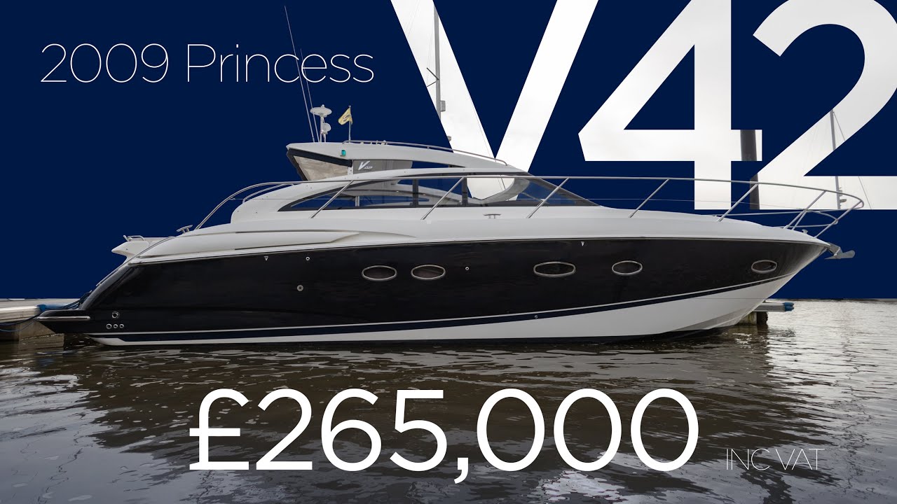 Princess V42 'Silver Breeze' FOR SALE NOW in Swanwick, UK