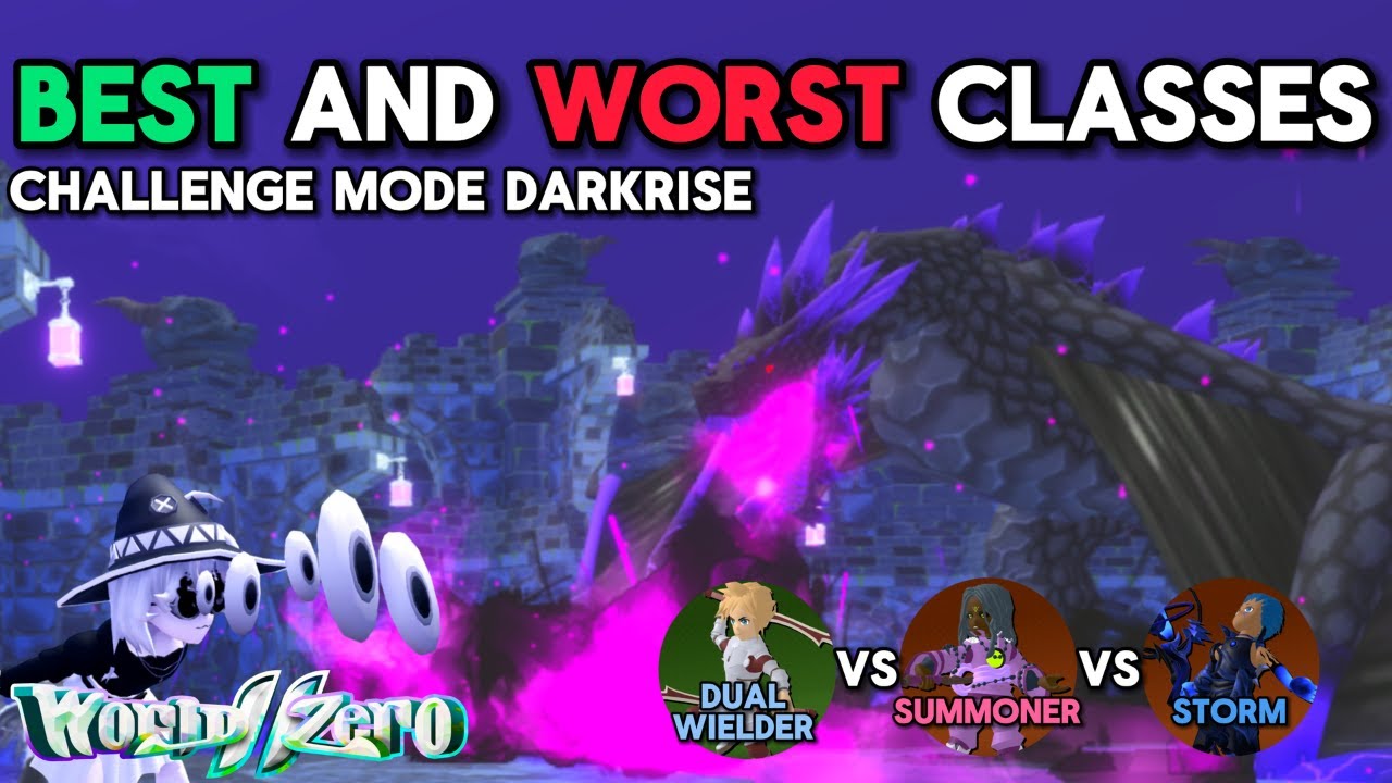 Darkrise Challenge Mode Tier List World Zero
