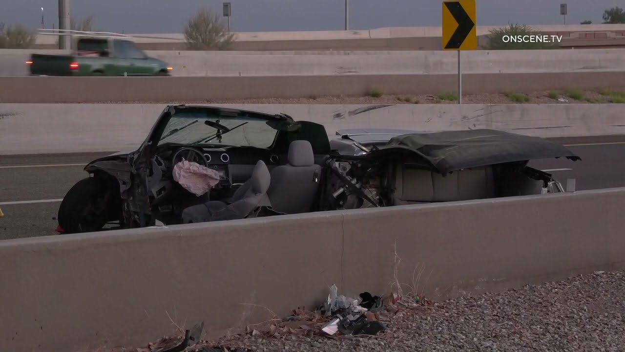 One Dead After Crash Splits Mustang In Half