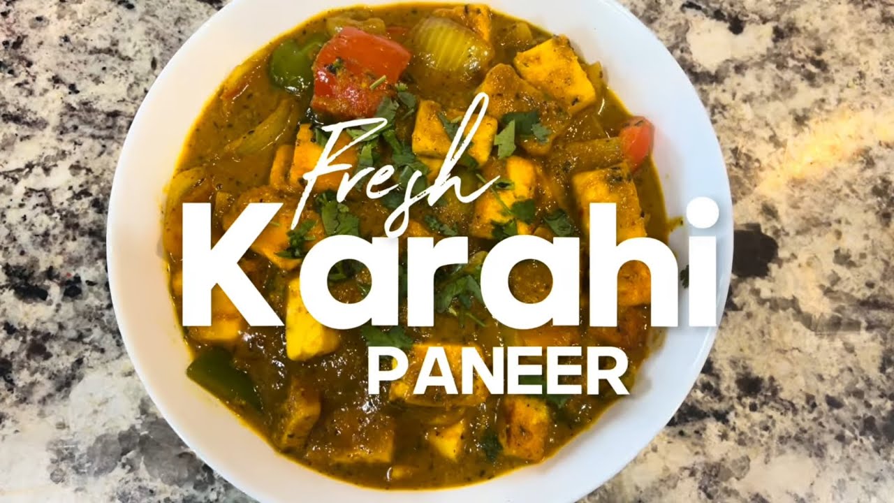 Karahi Paneer Recipe | Dhaba Style Homemade Karahi Paneer | Easy Indian Paneer Recipe #karahi 