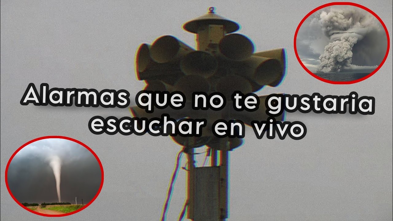 Las alarmas y sirenas (EAS) MAS INQUIETANTES del MUNDO 📢