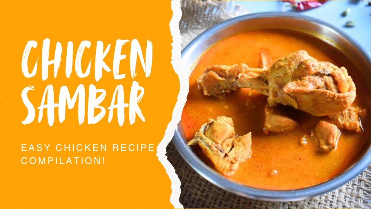 Easy and  tasty  chicken sambar 🍗🤤 