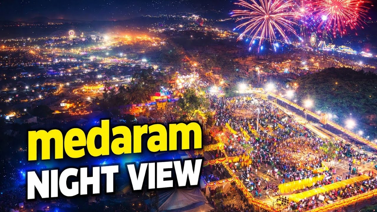 Medaram night view #medaramjathara 