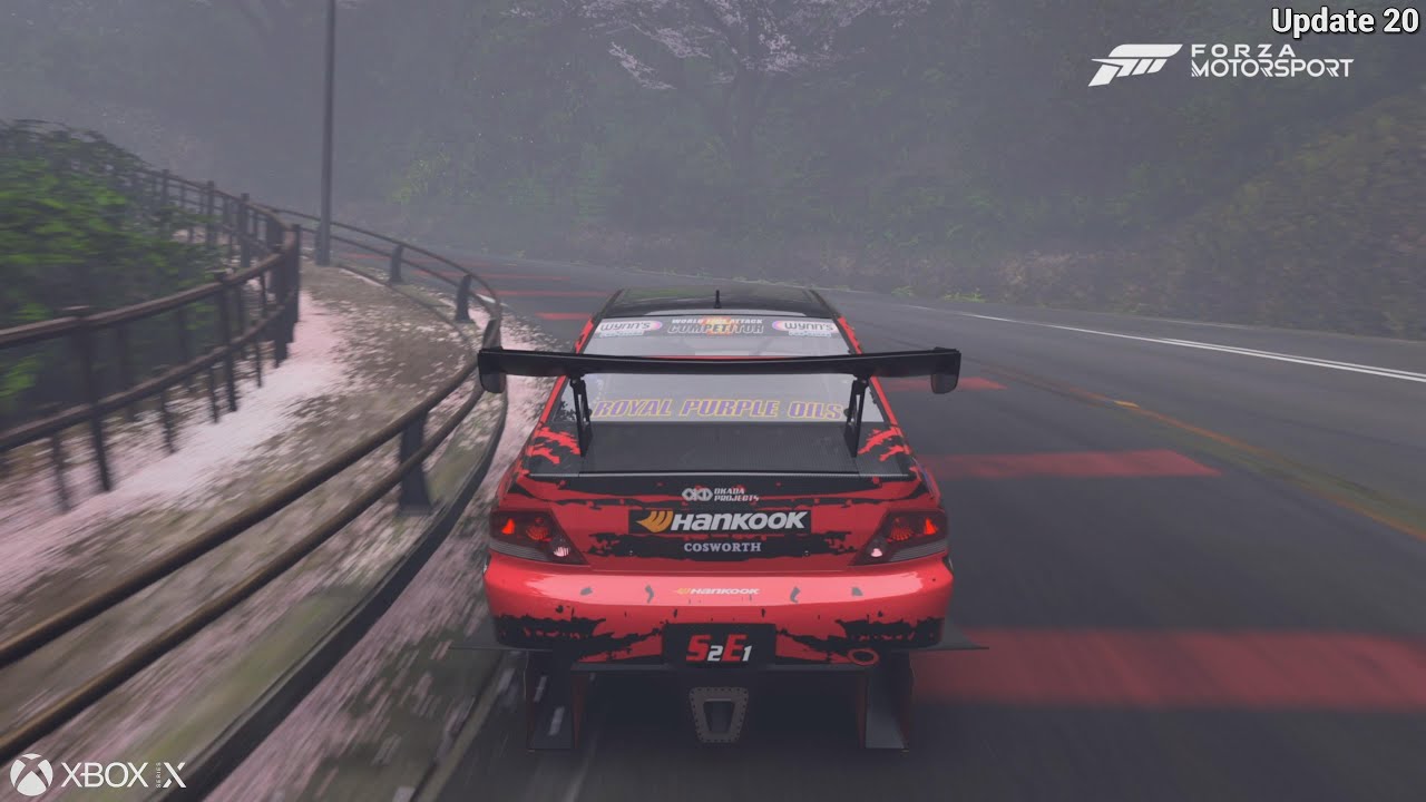 Forza Motorsport: Mitsubishi Evo Time Attack #1 Sierra Enterprises - Fujimi Kaido Dense Fog [4K.XSX]