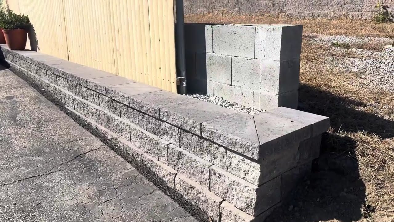 My newly built retaining walls