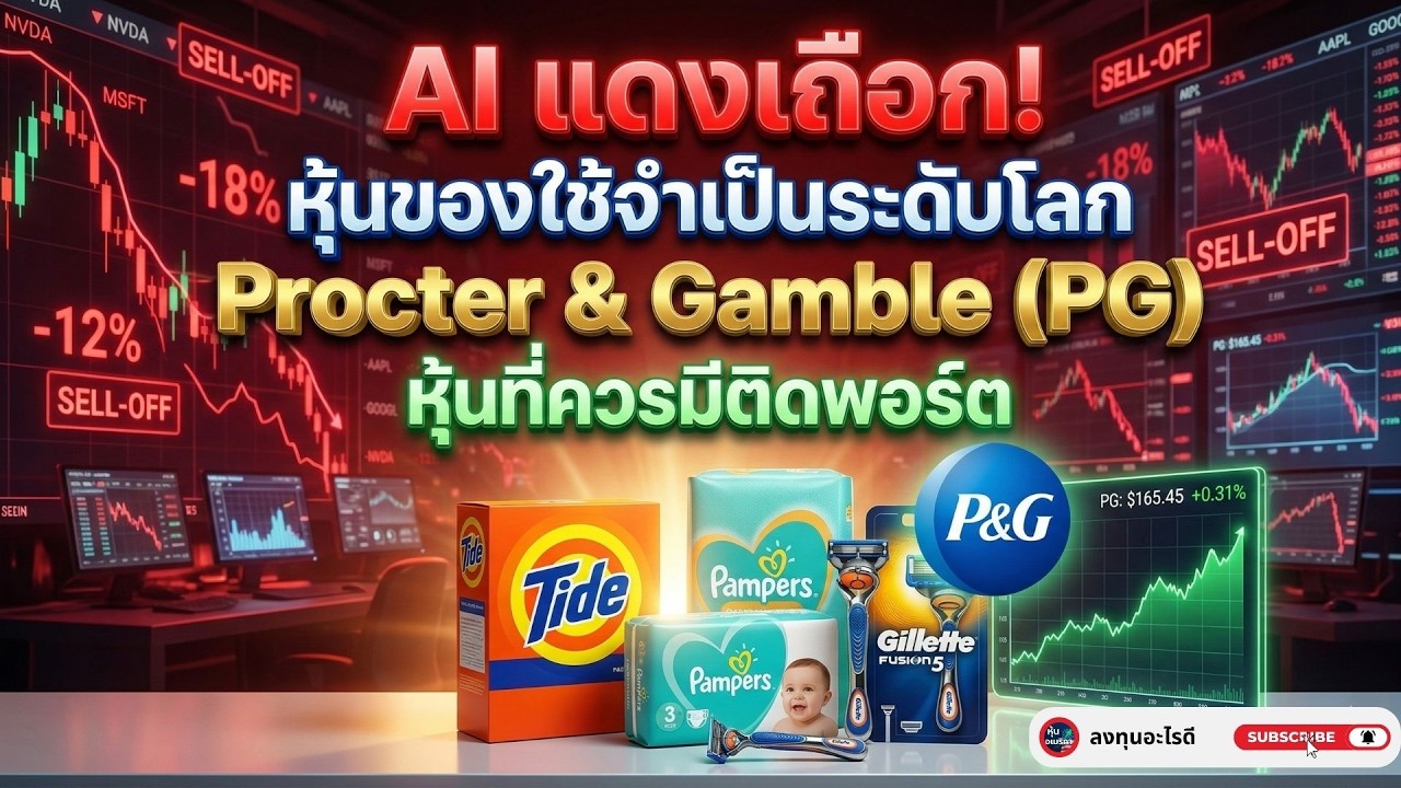 PGสรุปยุทธศาสตร์ 2026!ทำไม P&Gถึงยังเป็น'ราชาปันผล' ที่ฆ่าไม่ตาย?หุ้นปลอดภัยที่สุดในวันที่โลกผันผวน?