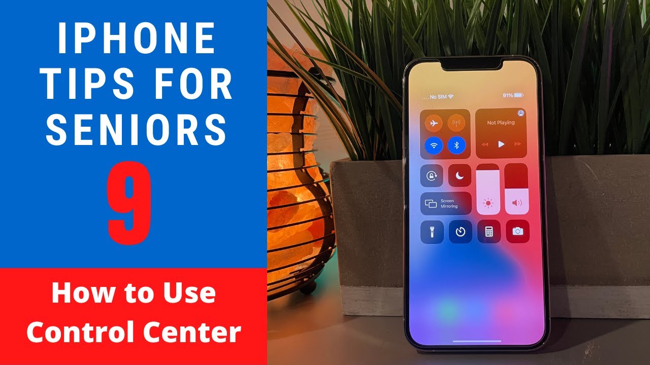 Советы по использованию iPhone для пожилых людей 9: как пользоваться Центром управления