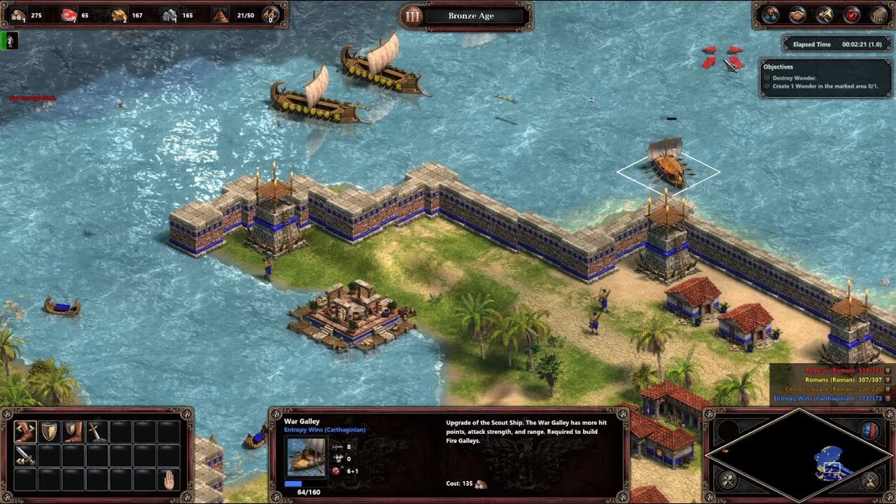 The Battle of Tunis | The First Punic War | Hardest | Age of Empires Definitive Edition