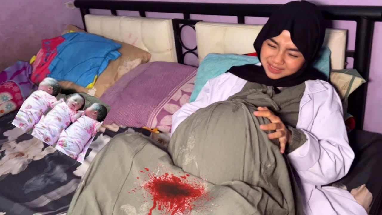 KAGET⁉️GARA2 P3CAHIN BALON DAN TERKUNCI DI KAMAR SENDIRI IBU HAMIL TIBA2 KONTRAKSI SAMPAI MELAHIRKAN