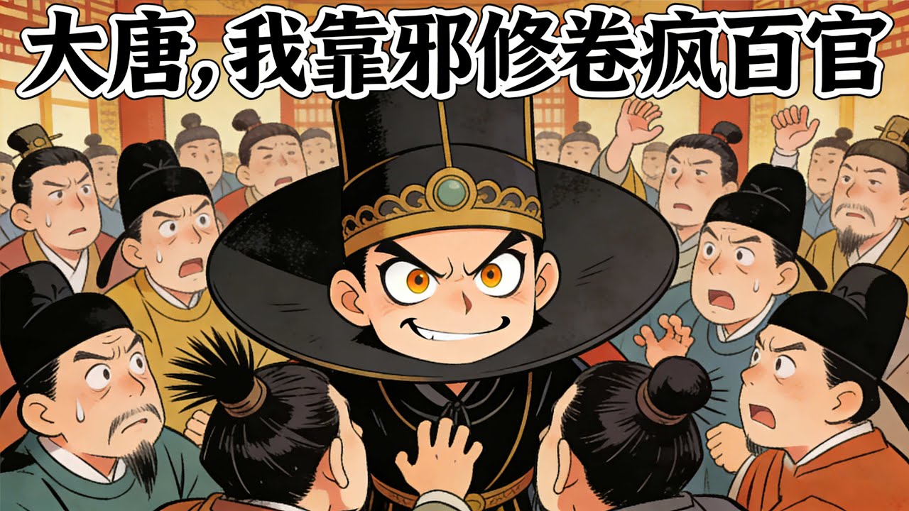沙雕動畫《大唐，我靠邪修卷疯百官》EP1~73虾仁穿越大唐，成了曹国公李勣的次子，还没理清这全新的身份，李世民的圣旨便传来，文武百官的子嗣都要去吏部#沙雕动画 #沙雕  #动漫 #剧星扒客