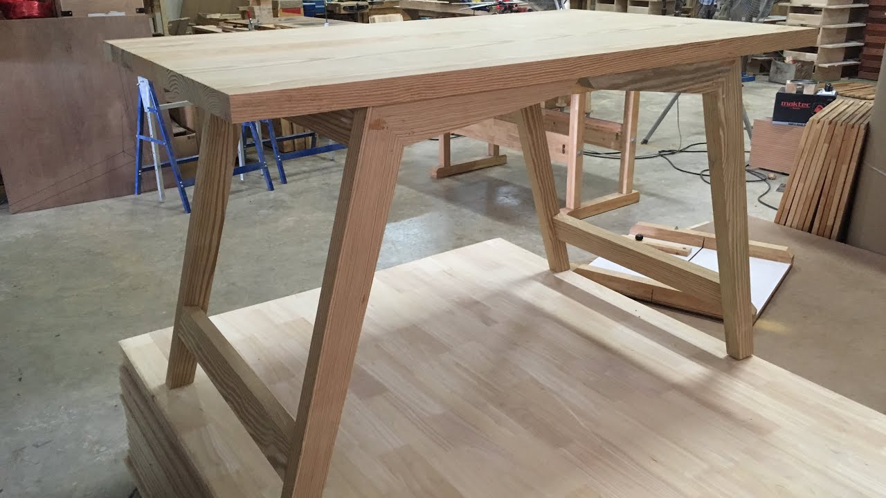 EP.436 Made Dining Table ทำโต๊ะไม้สนใช้เอง