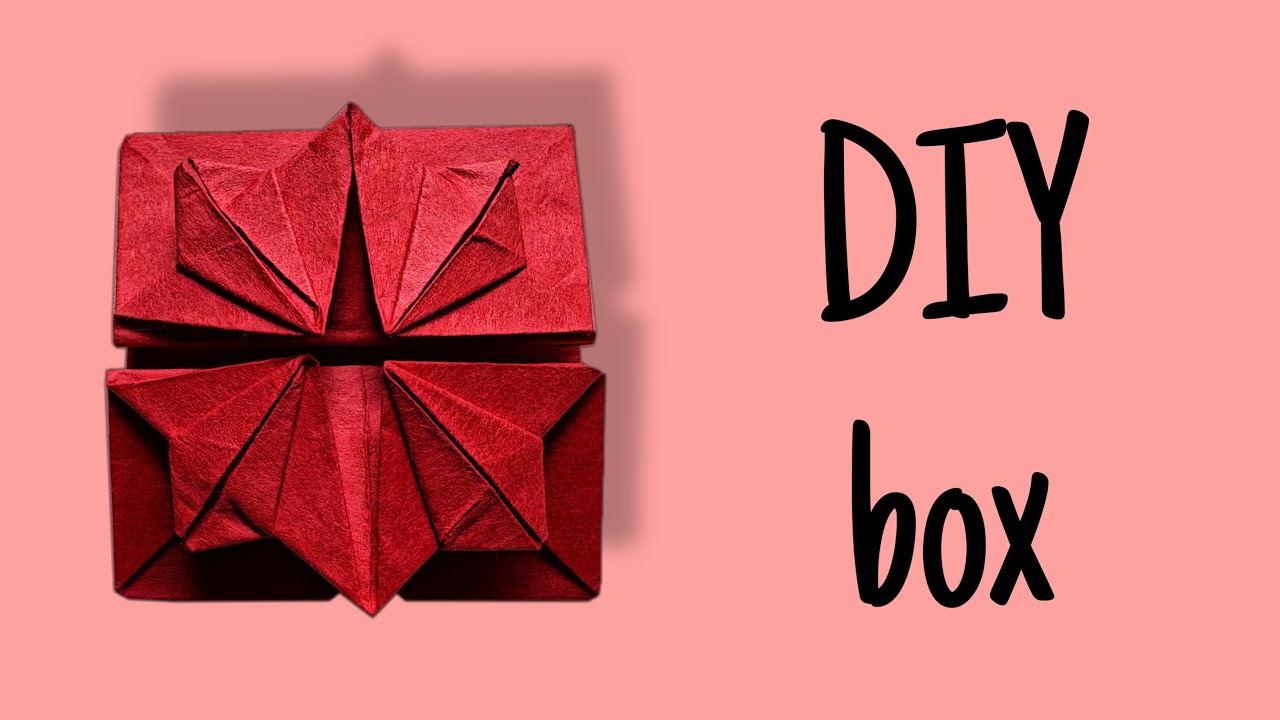 Satisfying Origami: How to Fold a Star-Top Box🎁