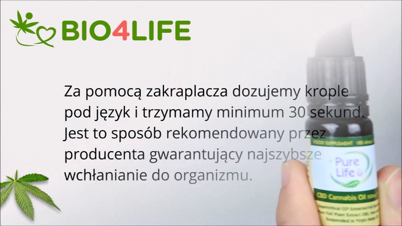 Olej CBD - dawkowanie