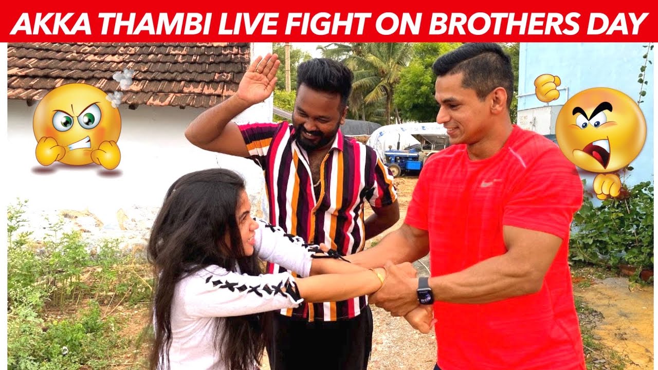Manimegalai Live fight with her thambi on Brothers Day 😂 Hussain Manimegalai