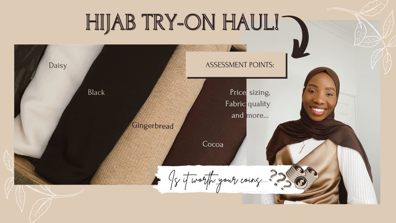 FIRST IMPRESSIONS AND HIJAB TRY-ON HAUL || HAMEEDAH SALAUDEEN!