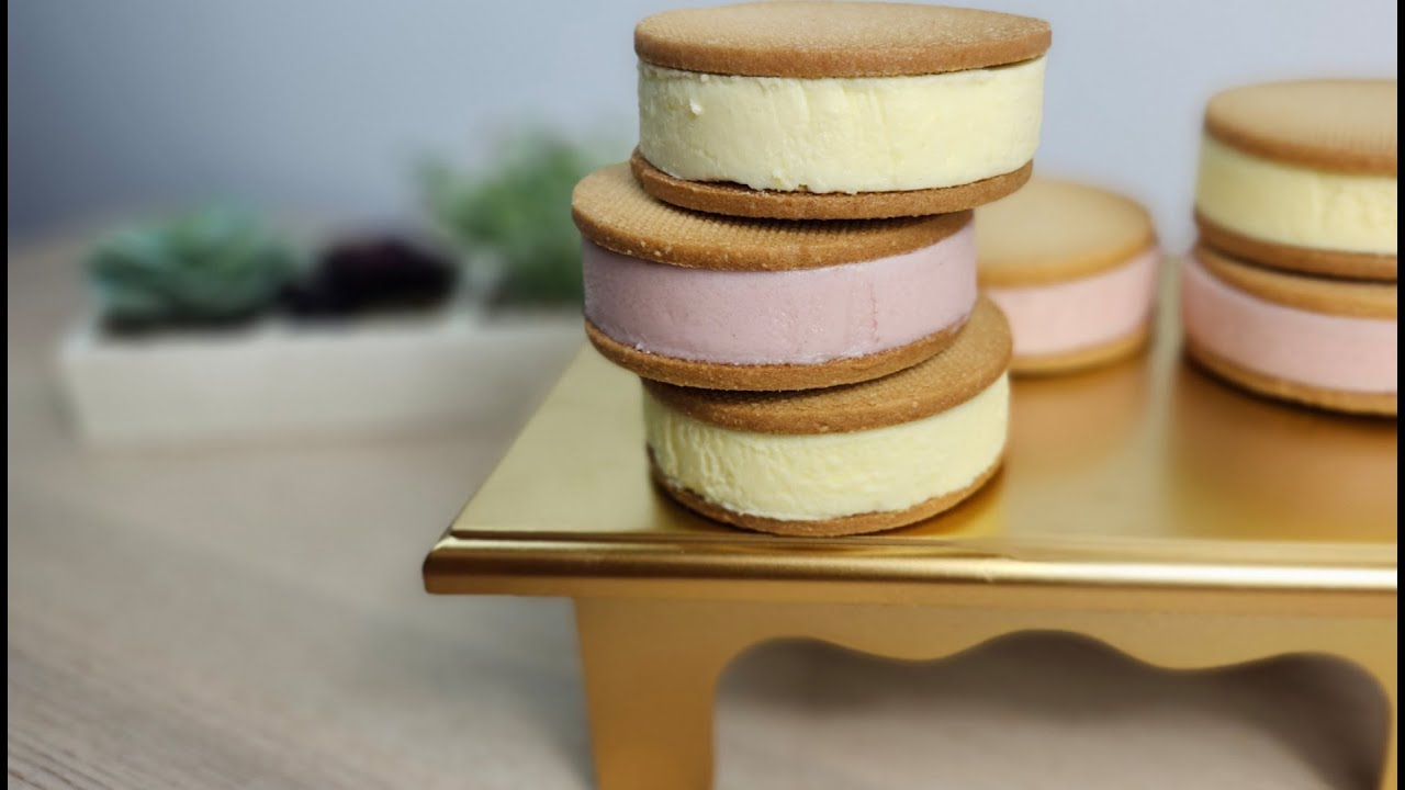 Raspberry and lemon Mousse sandwich/ Sándwich mousse de frambuesa y limón ENG & SPAN Sub