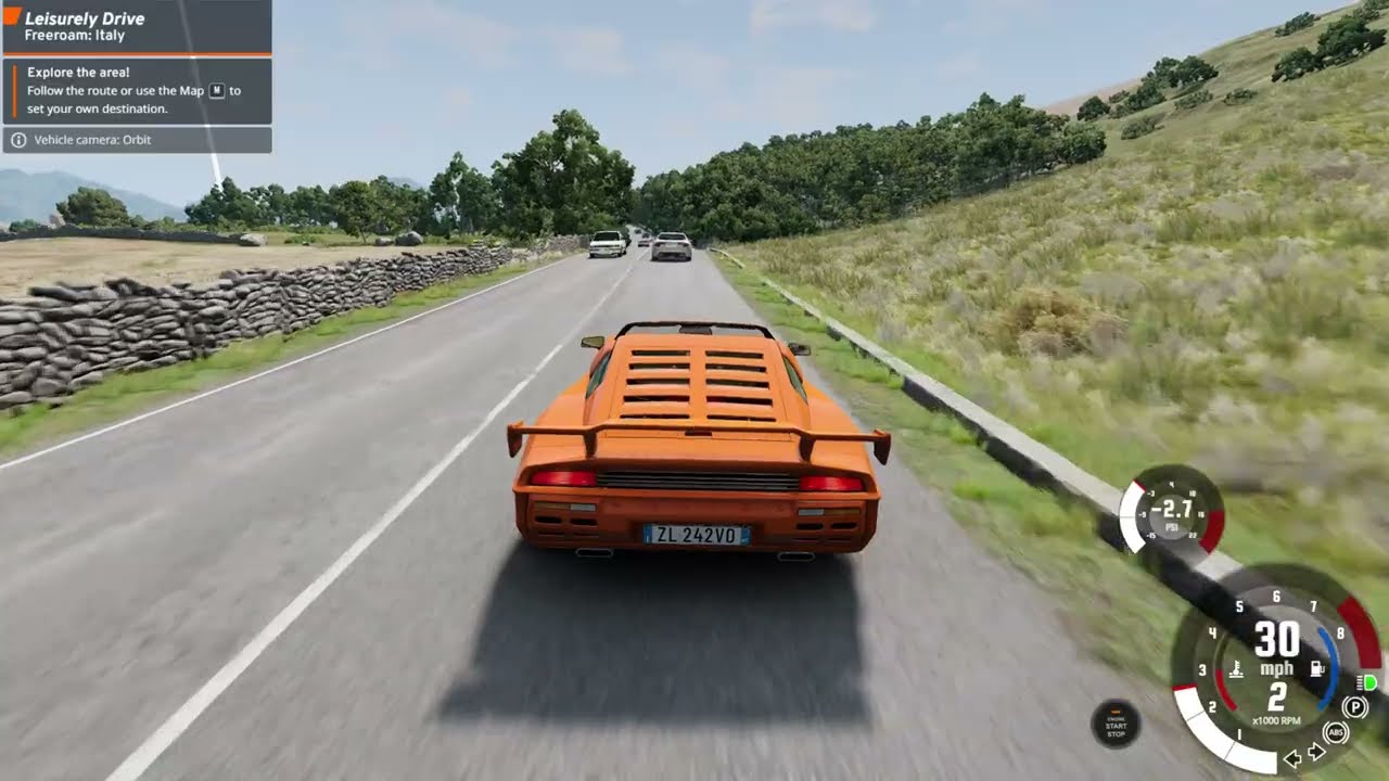 BeamNG drive Dads Sport Car Destruction