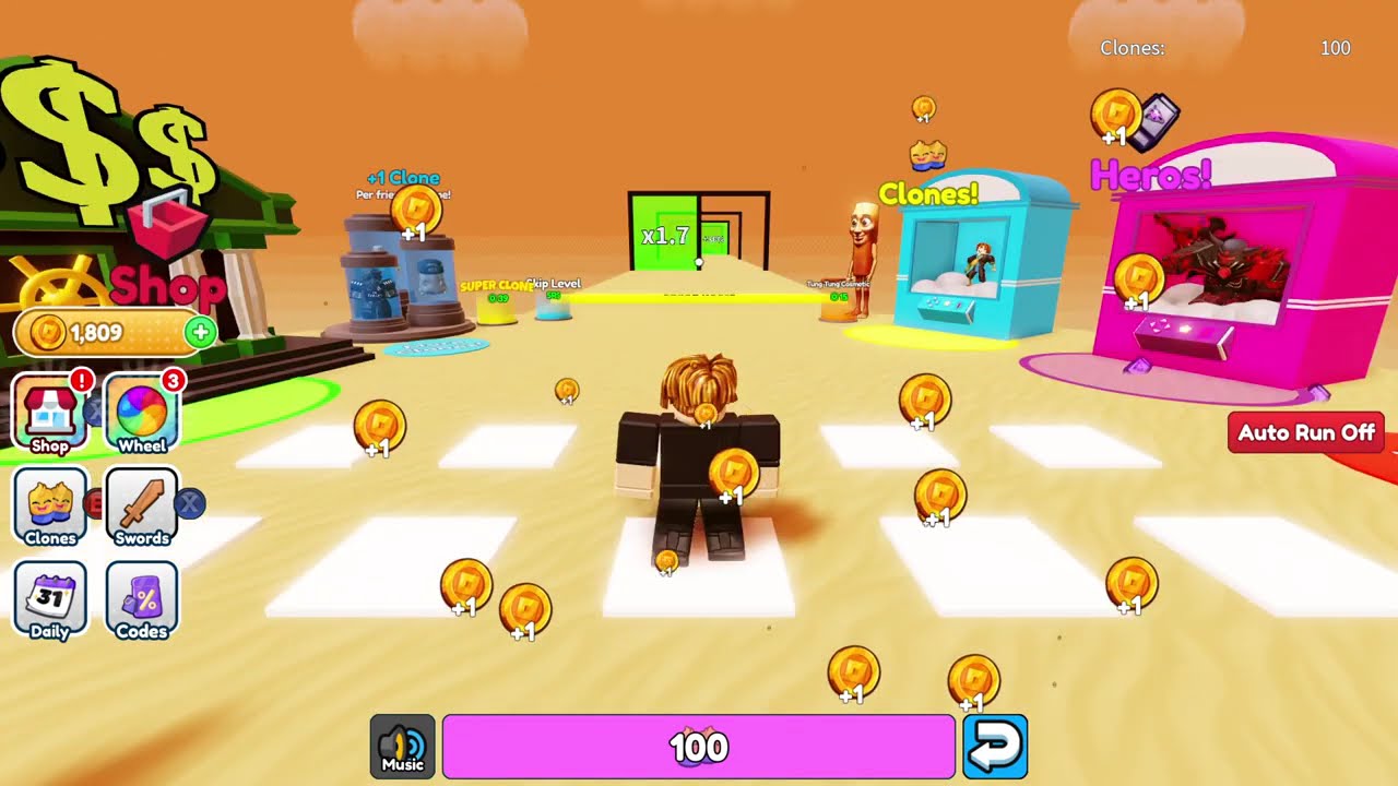 Build an Island | [BRAINROT] Clone Run | Merge Tower Defense