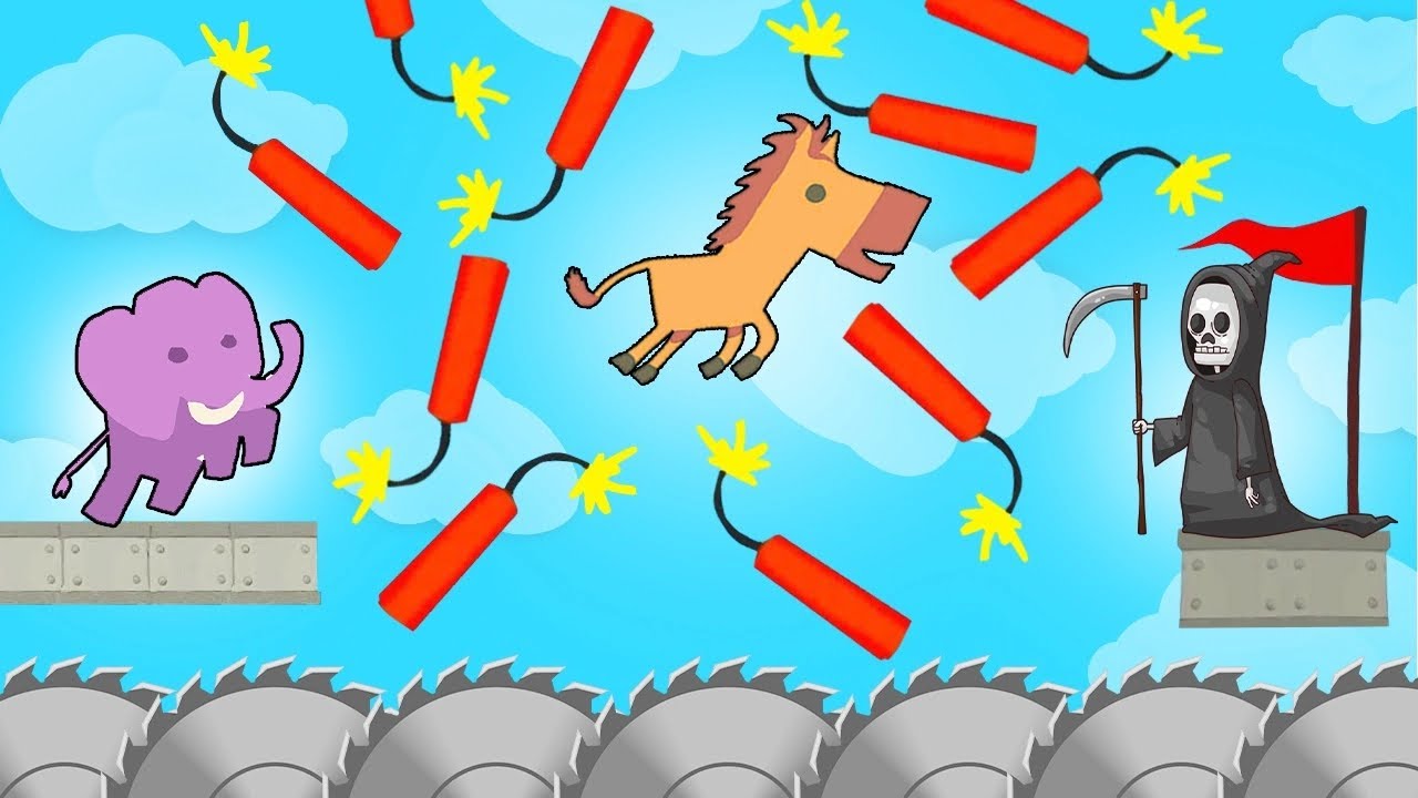 ИГРА ДЛЯ БЫВШИХ ДРУЗЕЙ! КОЛЛЕКТИВНОЕ БЕССОЗНАТЕЛЬНОЕ В Ultimate Chicken Horse!