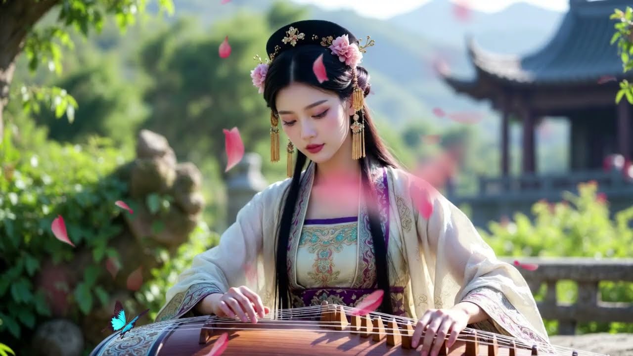 Deep Relaxation Music 🌙 Beautiful Mystic Woman with Her Magical Instruments | Healing Sleep