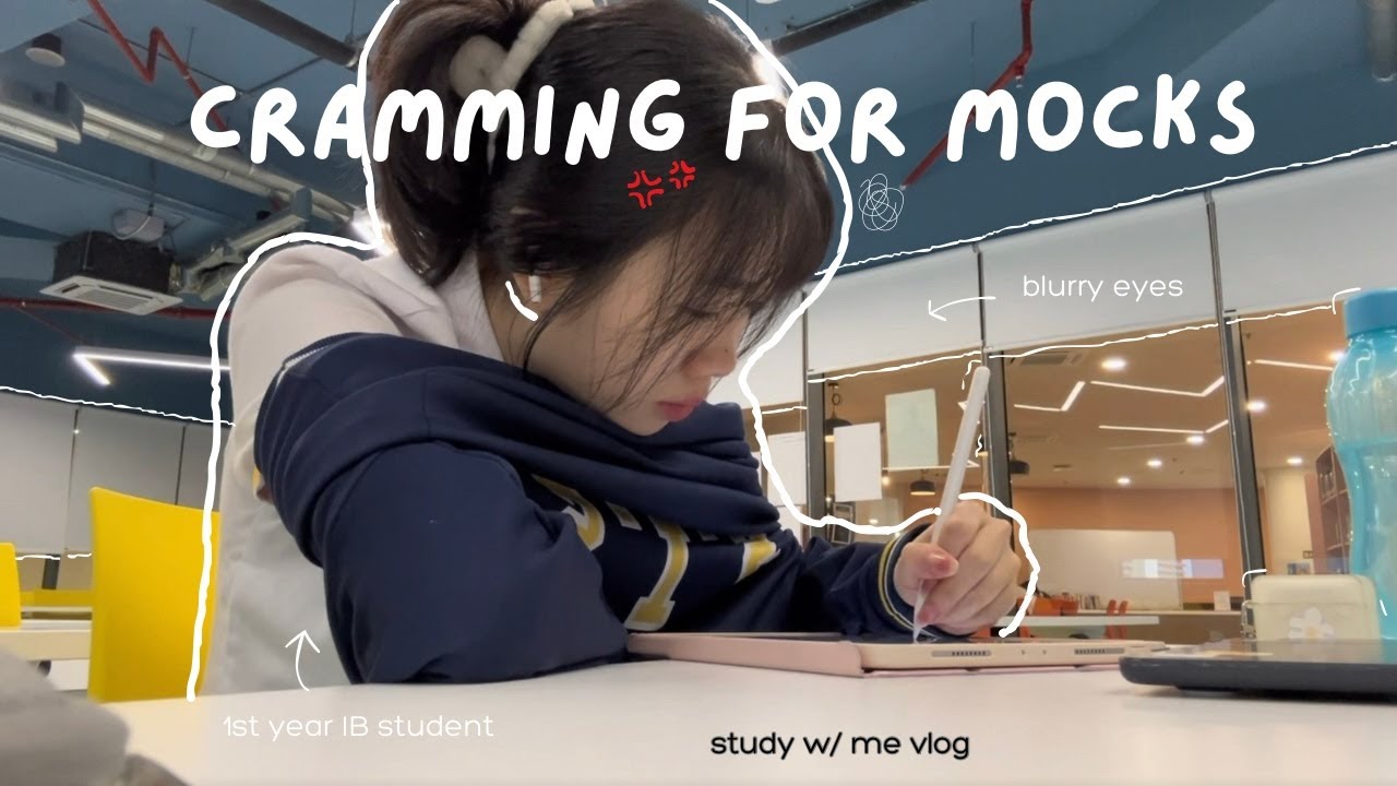 cramming for mocks season!! (constant STRESS) | student diaries ep 3.