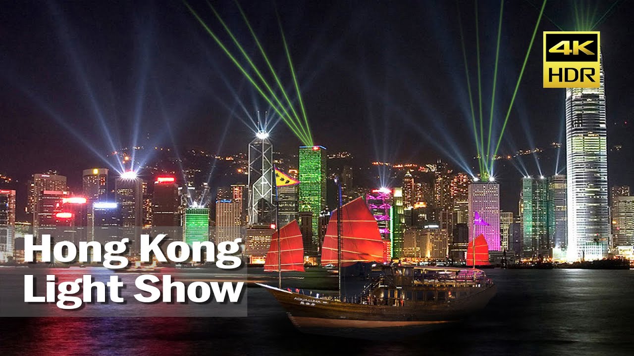 4K Best Sound Quality Hong Kong Light Show New Version │A Symphony of Lights│幻彩詠香江│Hong Kong Night