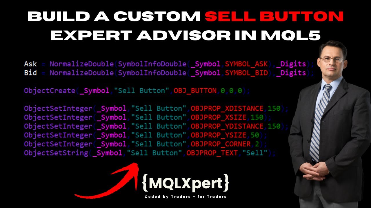 Build a Custom SELL Button EA in MQL5 &ndash; Full Tutorial