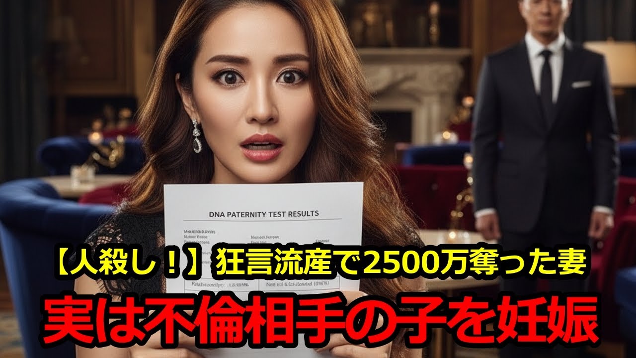【スカッと】狂言流産で夫から2500万奪った不倫妻「人殺し！金払えｗ」→3年後、本物の弁護士を連れた元夫が現れ、衝撃の真実を突きつけられた女の末路が…