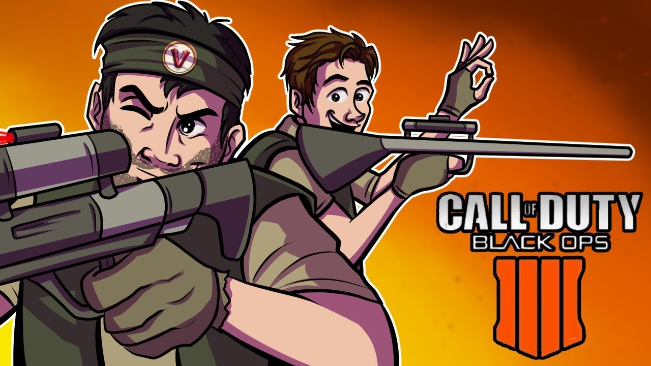 Два идиота играют в Call of Duty Black Ops 4 Blackout (НОВЫЙ режим &laquo;Королевская битва&raquo;)
