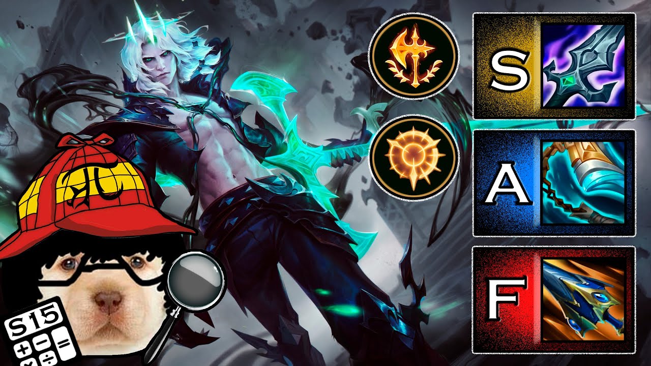 Tierlist: Objetos y Runas para Viego / Challenger Maths - S15 / LoL Educativo