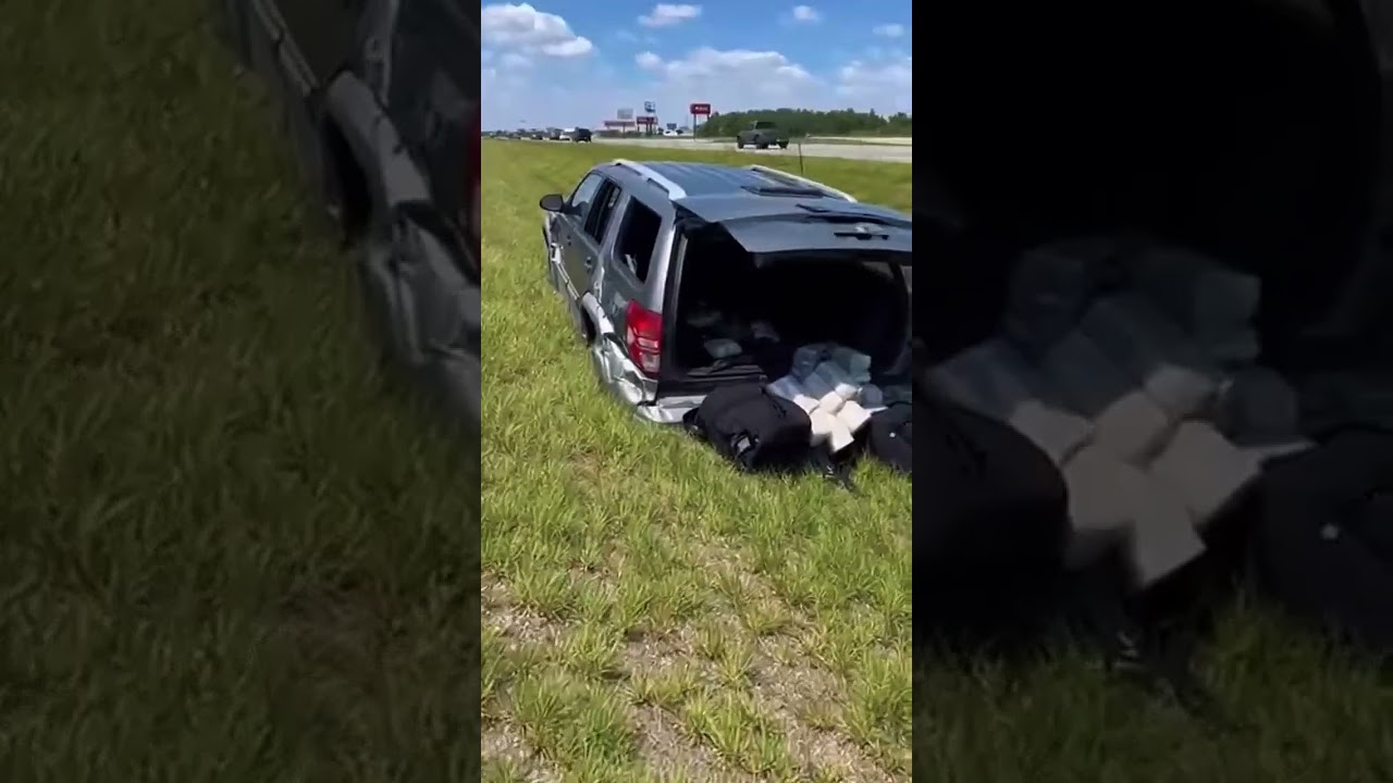 drug trafficker crashes car while fleeing from police with millions in contraband
