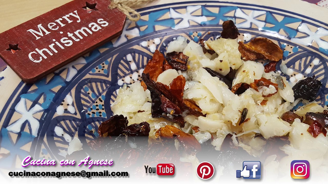 Cucina Con Agnese - 38. Baccalà e Peperoni Cruschi - Cod Fish and Crunchy Peppers