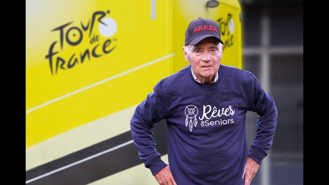 Claude, 86 ans, au coeur du Tour de France | Rêves de Seniors