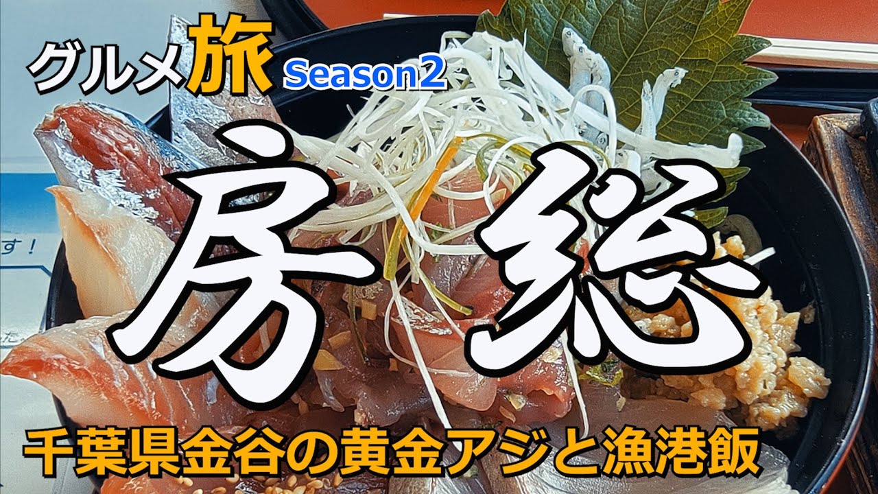 房総グルメ ひとり旅 千葉県金谷の黄金アジフライと漁港飯🐟