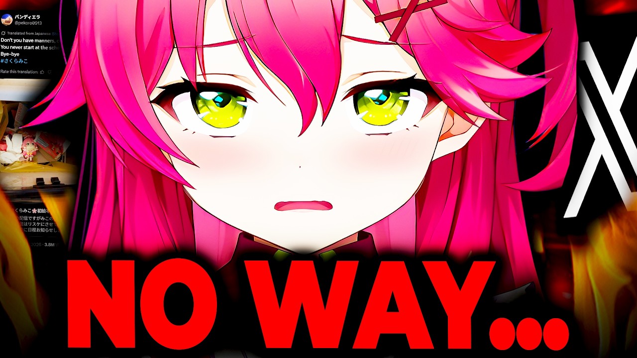 Sakura Miko ATTACKED By Anti's After Stream Is POSTPONED?!