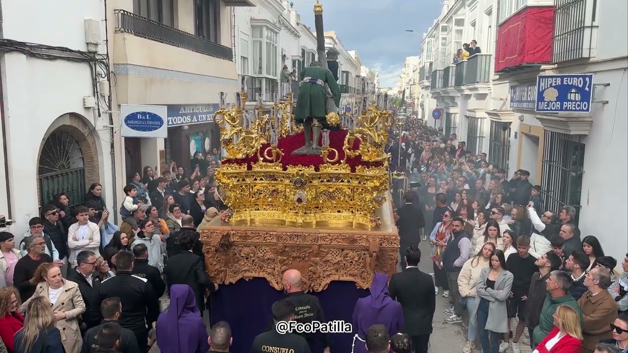 Martes Santo 2025 Sanlúcar de Barrameda salida  procesional Hdad del Consuelo